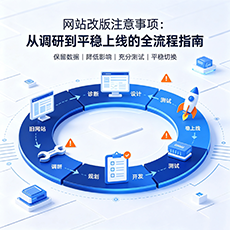 河口建站-网站改版注意事项：从调研到平稳上线的全流程指南