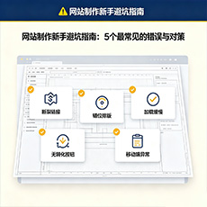 广饶建站-网站制作新手避坑指南：5个最常见的错误与对策