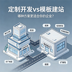 东营建站-定制开发vs模板建站:哪种方案更适合你的企业?