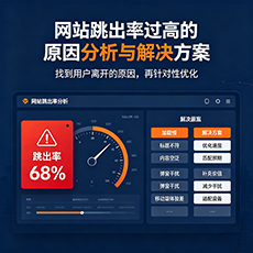 河口建站-网站跳出率过高的原因分析与解决方案
