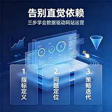 东营建站-告别直觉依赖：三步学会数据驱动网站运营