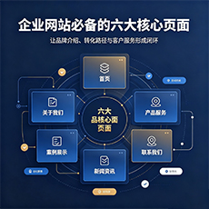 东营建站-企业网站必备的六大核心页面